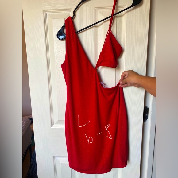 Mini dress, one shoulder bikini top - Picture 2 of 2